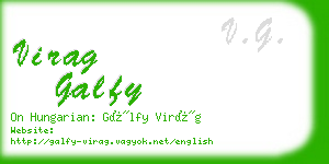 virag galfy business card